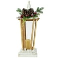 thumbnail image 3 of Northlight 18" LED Lighted Natural and White Storm Lantern Christmas Decoration, 3 of 9