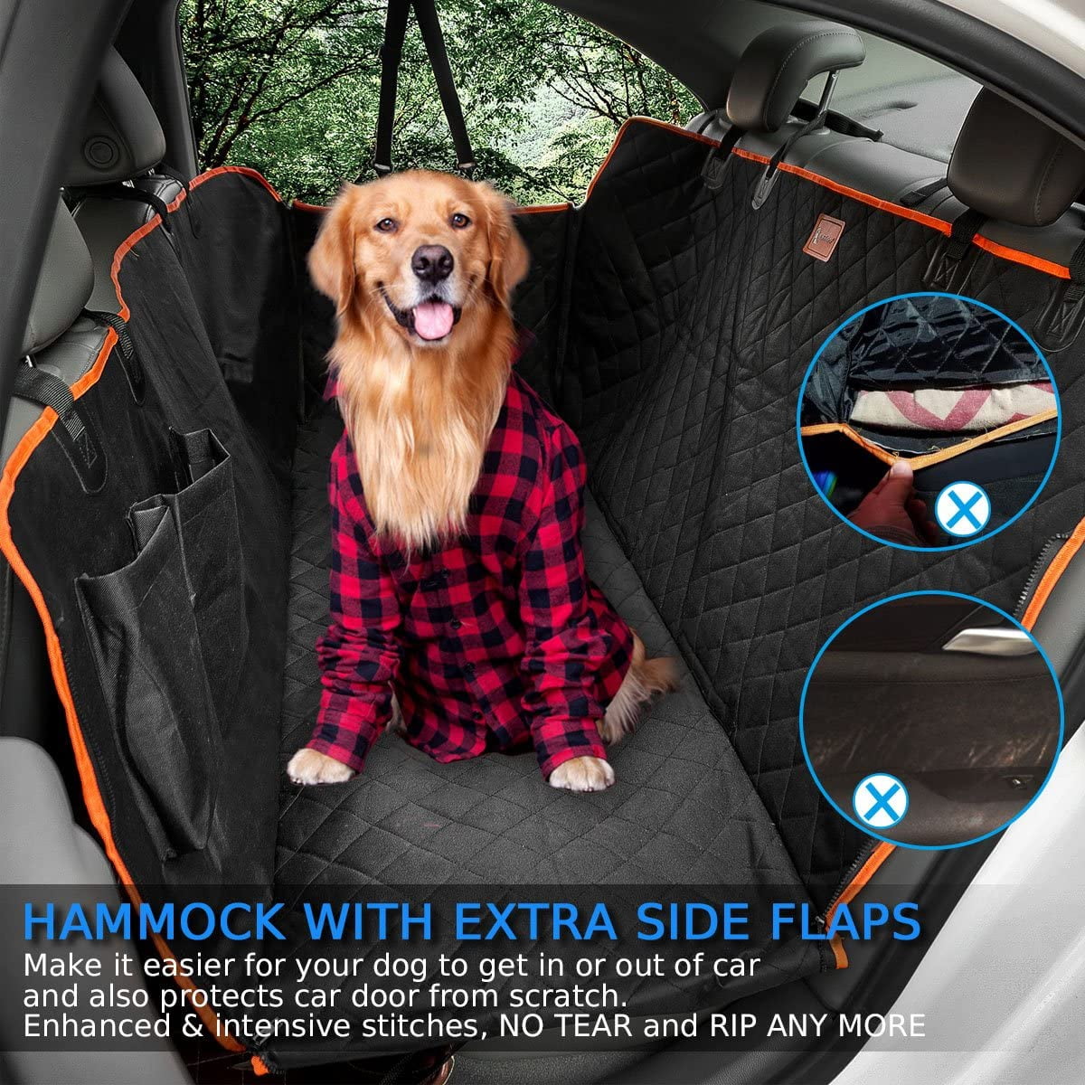 costco dog car hammock