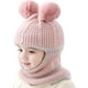 thumbnail image 3 of Gorro de invierno para bebé, gorro de invierno con forro polar para niñas y niños, gorro de invierno para niños, bufanda, capucha, gorras, 2-5 años JAMW Sencillez, 3 of 5