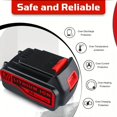 thumbnail image 5 of Upgraded 8000mAh 20V LBXR20 Replacement Battery for Black and Decker  20V Lithium Battery LB20 LBX20 LBXR2020-OPE LBXR20B-2 LBX4020, 5 of 8