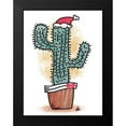 thumbnail image 2 of Barrett, Erin 15x18 Black Modern Framed Museum Art Print Titled - Feliz Navidad Cactus, 2 of 5