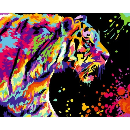 UPC: 4650206104376 | Painting by Numbers kit Crafting Spark Wild Colors R043 19.69 x 15.75 in
