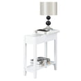 thumbnail image 3 of Pemberly Row Flip-Top End Table with Charging Station in White Wood Finish, 3 of 9