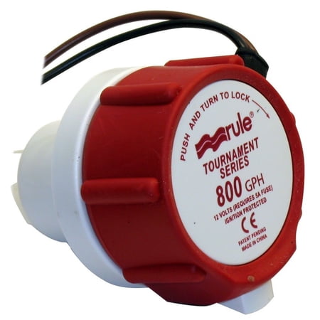 Rule 46DR Motor Cartridge 800 GPH for Bilge Pump Tournament Series Boat Marine
