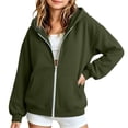 thumbnail image 5 of Shadoumai 4-15 Years Girls Zip Up Hoodies Comfy Cute Long Sleeve Sweatshirt Jacket with Pockets 2026 Fall Winter Teen Clothes, 5 of 5