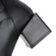 thumbnail image 5 of NECHOLOGY Botas Mujer Adulto Femenino Zapatos Botines mujer Zapatos de mujer Botas de moda Tacón cuadrado a juego de colores Botas grandes de otoño e invierno Botas de moda (Black, 8), 5 of 7