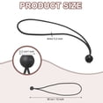 thumbnail image 2 of Cuerdas elásticas de 12 pulgadas con bolas, 60 piezas de cuerdas elásticas con bolas para sujetar lonas para tiendas (negro), 2 of 7