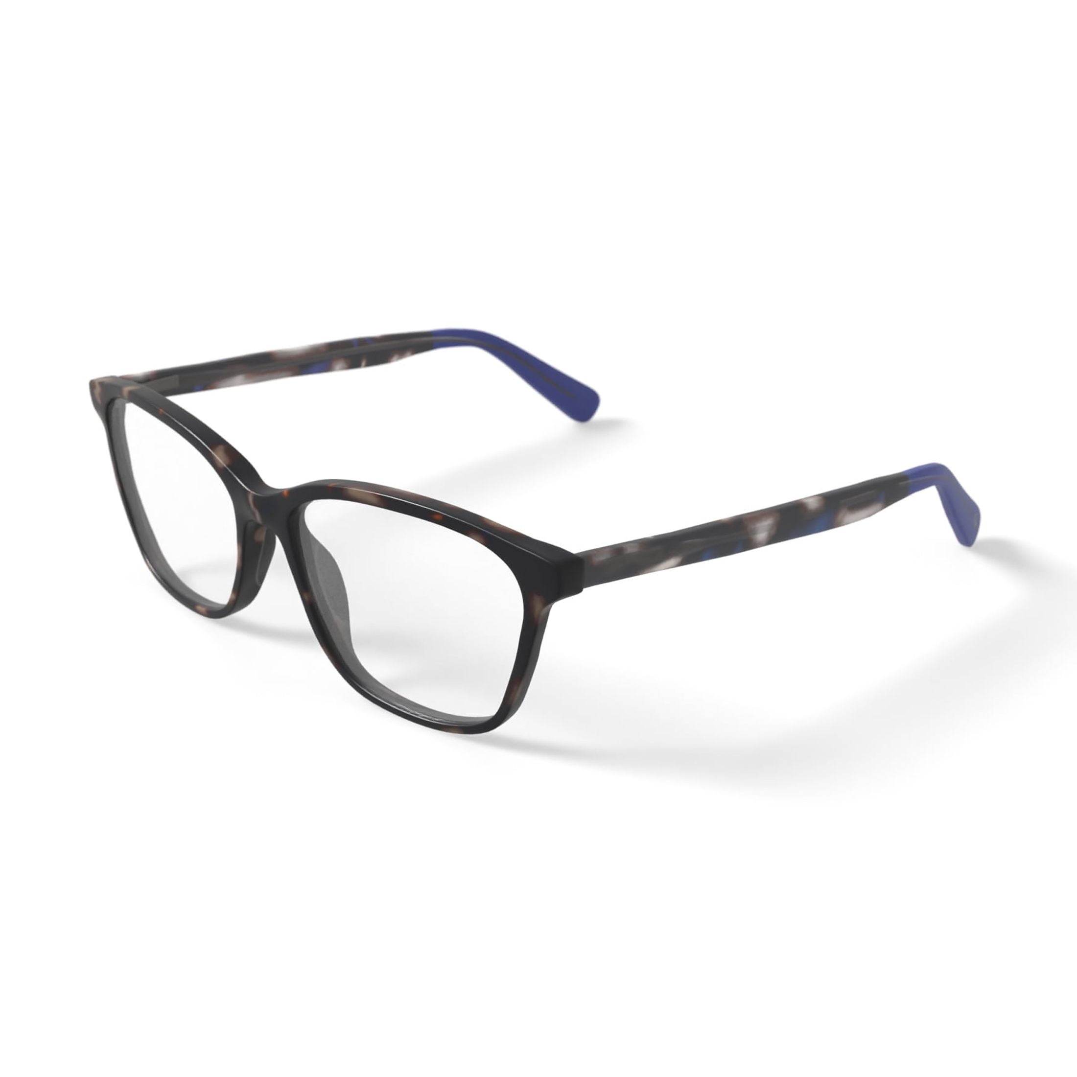Christian Siriano Women's Mckayla Square Prescription Eyeglasses with Case, Tortoise Blue