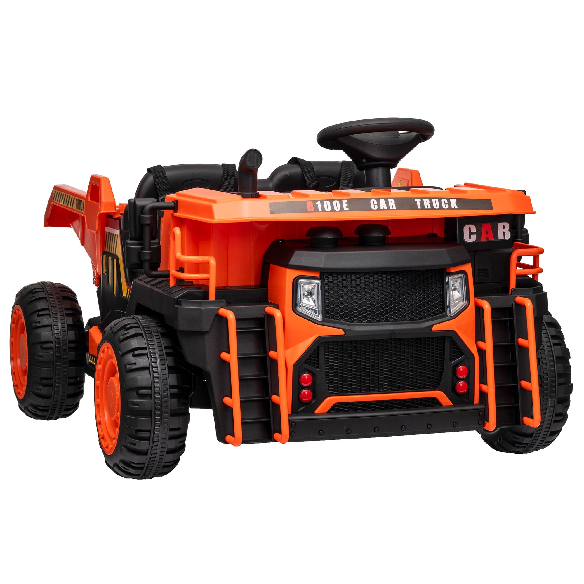 Jorfly 24V Ride On Car for Kids,Battery Powered Electric UTV Toys w/Remote Control, Gift Bow, 4x150W, 4WD/2WD, 3 Speeds, Shock Absorbers, Bluetooth, LED, 4.5MPH Max,Pink