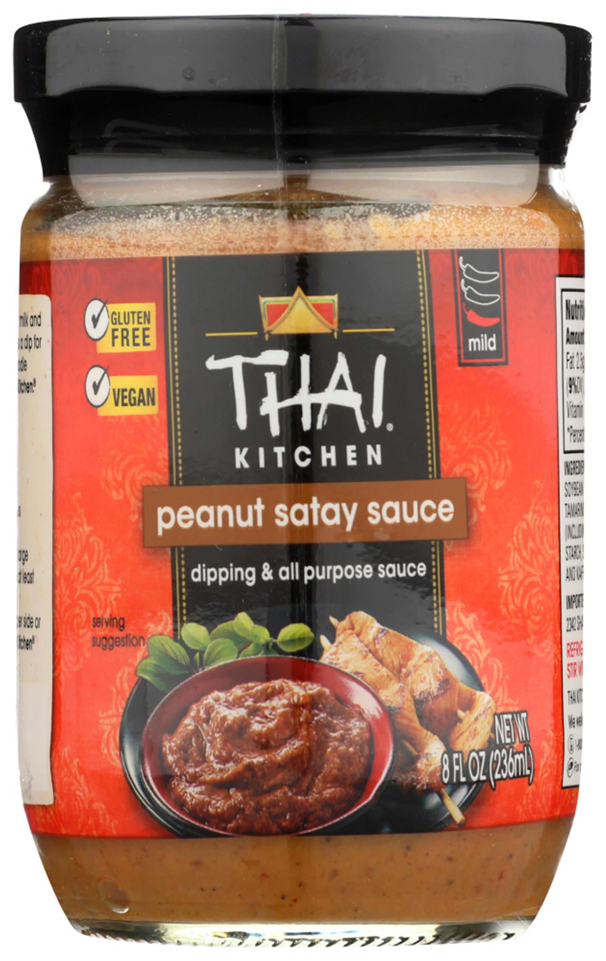 Asian Creations Thai Kitchen Peanut Satay Sauce, 8 Fl. Oz - Walmart.com