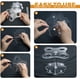 thumbnail image 3 of Soporte para cono de helado, soporte transparente para alimentos con 4 orificios, paquete de 2 TUNC Sencillez, 3 of 5