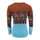 thumbnail image 5 of Puntoco Mujer Tallas grandes Casual Cuello redondo Suelto Impreso Manga larga tops Mujer Blusa Puntoco Puntoco-704, 5 of 5