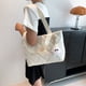 thumbnail image 5 of Bolso de mujer Bolso acolchado femenino Bolsos de mano Bolso de nylon Bolso de hombro (Blanco), 5 of 7