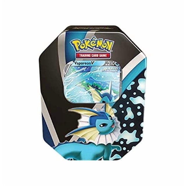 Pokemon TCG Pokemon 2021 Otono Eevee Evoluciones Vaporeon V Lata