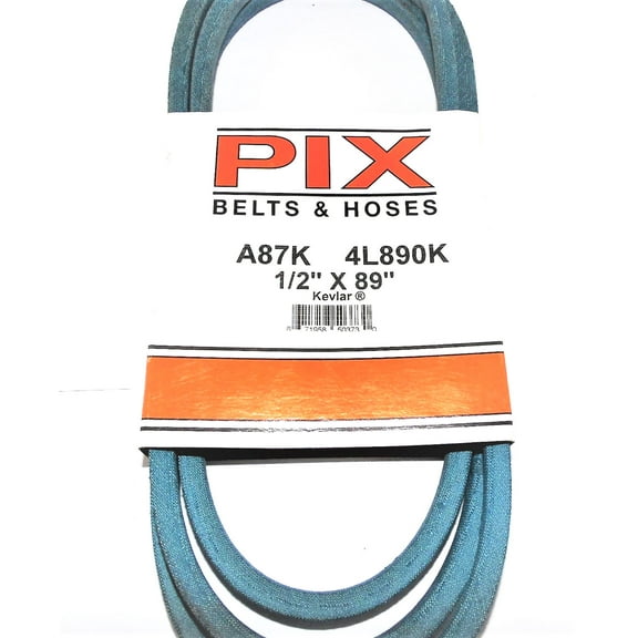 A87K/4L890K Pix Kevlar Belt Compatible With ARIENS 07214400, 72144 (1/2" X 89")