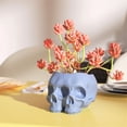 thumbnail image 7 of Skull Mold, 3D Skull Silicone Molds for Resin Concrete Flowerpot Resin Mold DIY Cement Candle Jar Mould Multi-faceted Skull Home Decoration Tool Resin Supplies, 7 of 7