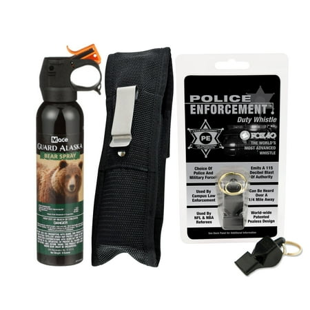 Mace Guard Alaska 9 oz. Bear Spray with Holster & Safety Whistle