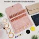 thumbnail image 4 of Aluminum Interchangeable Sewing Crochet Needles Circular Knitting Needles Set Weaving Yarn Knitting, 4 of 5