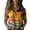 Camouflage, variant on Casual Tops for Women Womens Button Down Shirt Printed Top Short Sleeve Blouse Loose Fit Cotton Work Casual Going Out Spring Summer, Camouflage,L