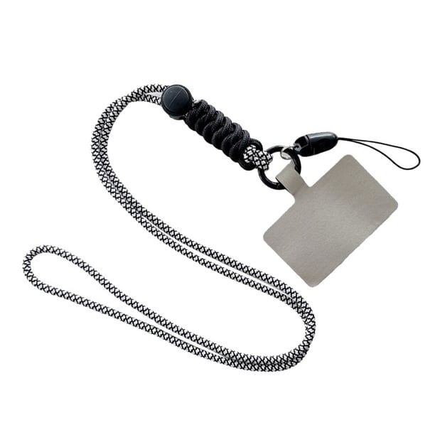 Cordón Universal para Teléfono Móvil Cateissary con Gancho Microfibra Gris Largo