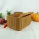 thumbnail image 3 of Hand-woven Chinese New Year Candy Box With Lid, Dried Fruit Snack Plate, Light Luxury Gift Box, Imitation Rattan Large Square, 3 of 4