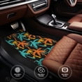 thumbnail image 4 of Salouo Palm Trees for Car Floor Mat Set of 4–Car Carpet Mats - Car Mats with Anti-Slip Backing & Driver Heel Pad Universal Fit for Cars, Trucks, SUVs, and Vans, 4 of 6