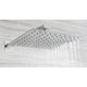 thumbnail image 2 of Brazo de ducha cromado de acero inoxidable S304, brazo de ducha de montaje en pared, soporte de pared cuadrado de 35cm para cabezal de ducha, 2 of 5