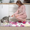 thumbnail image 3 of Pioneer Flower Floral Print Pattern Kitchen Rugs Sets Of 2,Anti Fatigue Kitchen Mat Rugs Non Slip Washable,Decorative Kitchen Floor Mats for Kitchen,Sink,Laundry,17"x30"+17"x47", 3 of 7