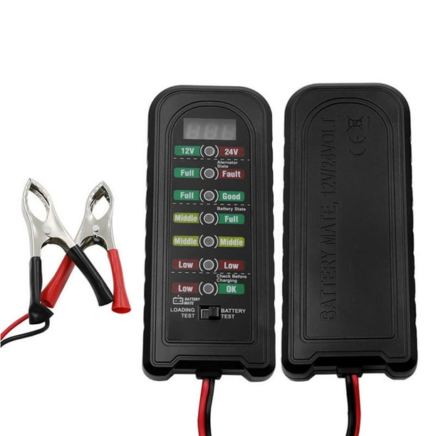 Testeur automatique Testeur de batterie 12V Numérique Alternateur Analyseur d'alternateur