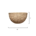 thumbnail image 3 of Jamie Young Co Barnacle Beaded Demi Lune Sconce in Natural Wood Finish, 3 of 8