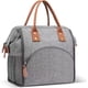thumbnail image 1 of Bolsa térmica para el almuerzo para mujeres y hombres - Lonchera reutilizable de 10 L para mujeres - Bolsa térmica a prueba de fugas para adultos para el trabajo, la playa, viajes y picnic (gris), 1 of 5