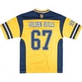 thumbnail image 2 of Big Boy JCS Golden Bulls S14 Mens Football Jersey [Gold - 2XL], 2 of 3
