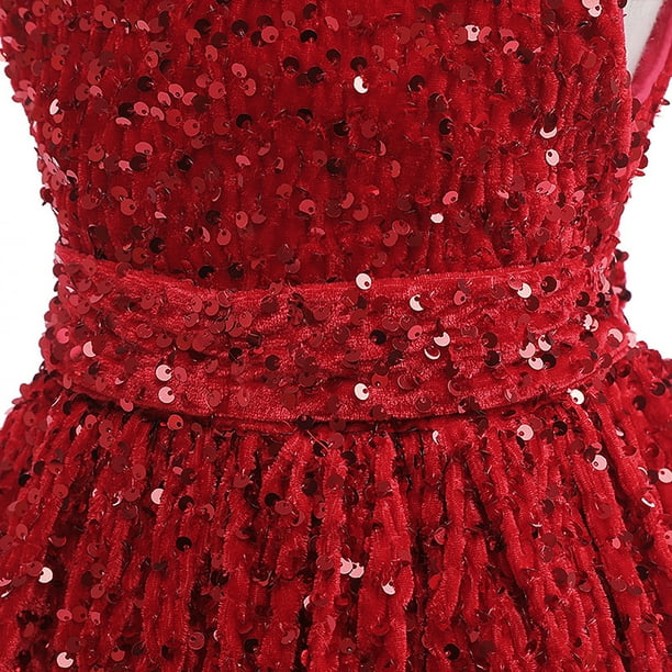 aDJFDGT Cute Summer Dresses for Teens 2024 Trendy Toddler Girls Sleeveless Solid Dress Dance Party Dresses Clothes