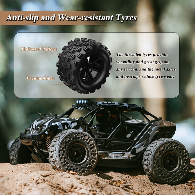 Race Truck 1:18スケール オフロード 4WD 1:18 Scale All Terrain RC Car, 22MPH High Speed 4WD Electric