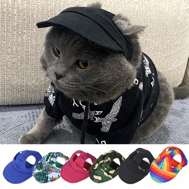 SCZ Pet Dog Sun Hat Verano Sombra Gorra De Béisbol Sombrero De Lengua Gato Perro Sombrero Accesorios