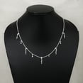 thumbnail image 2 of 1.50 CTW Natural Diamond Polki Boho Fringe Women Valentines Day Gifts Necklace 925 Sterling Silver, 2 of 4