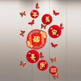 thumbnail image 1 of Paper Butterfly Paper Fan Wall Decor Chinese New Year Decoration Spring Fes L2G3, 1 of 8