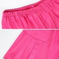 thumbnail image 4 of GYRATEDREAM Girls Athletic Tennis Skirts Flowy High Waisted Tiered Pleated Skirts Workout Sport Performance Skorts for XXXL Rose Red, 4 of 7