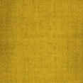 thumbnail image 1 of Ahgly Company Machine Washable Indoor Square Oriental Yellow Industrial Area Rugs, 4' Square, 1 of 4