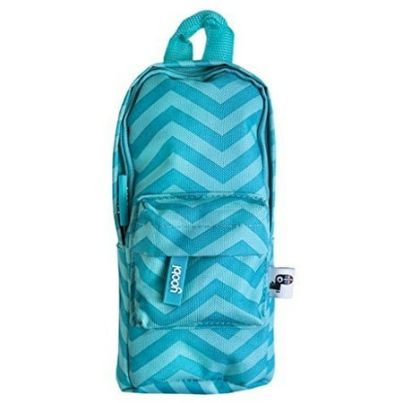 Yoobi Mini Backpack Pencil Case (Blue Chevron)