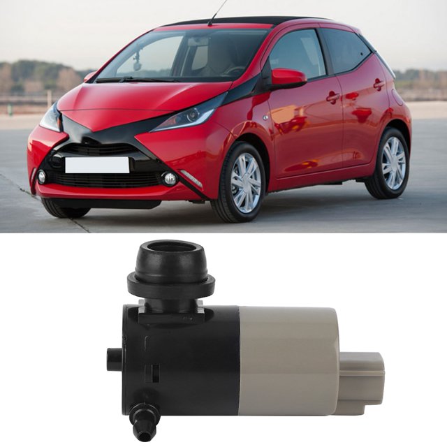LAFGUR Washer Motor Pump, Windshield Washer Pump, Fluid Pump Windshield Pump High Reliability 85330-02030 Outlet Fit For 2013- Fit AYGO 2014-
