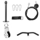thumbnail image 2 of Polea de elevación de pesas, sistema de polea de Cable, accesorio de extraíble, equipo de ejercicio de gimnasio en casa para rizos de bíceps, Sunnimix Tensor de tríceps, 2 of 6