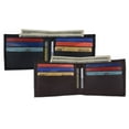 thumbnail image 2 of Genuine Leather Mens Bifold Simple Wallet Thin Credit Card Front Pocket, 2 of 6