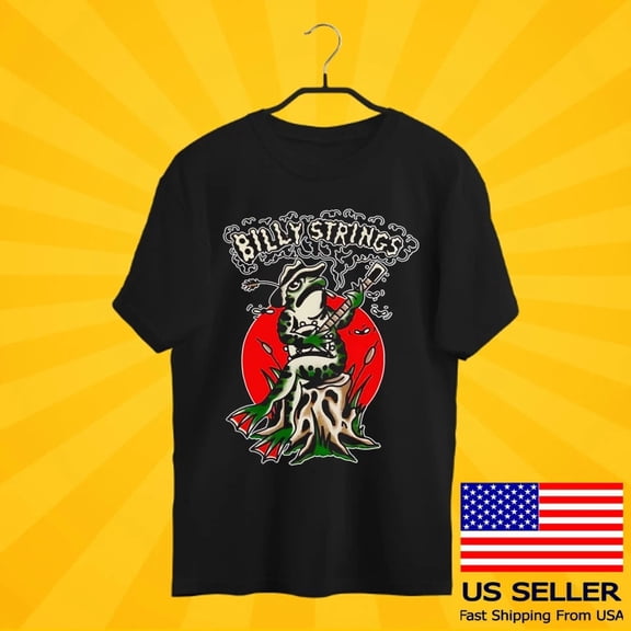 VINTAGE Billy Strings black T-shirt Unisex tee All sizes S to 5XL