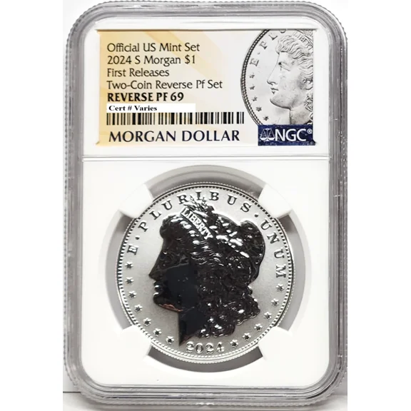 2024 morgan reverse proof silver dollar ngc rp 69 first releases mp in hand