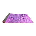thumbnail image 2 of Ahgly Company Indoor Square Oriental Purple Industrial Area Rugs, 4' Square, 2 of 4