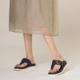 thumbnail image 1 of FLOPS Sandalias de plataforma de moda de Flip Flip Sandalias de tanga cómodas (41) Azul, 1 of 9