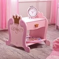 thumbnail image 2 of KidKraft Princess Wooden Side Table with Drawer, Pink, 2 of 3