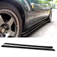 thumbnail image 3 of Ikon Motorsports Side Skirts + Front Bumper Lip Compatible with 1990-1997 Mazda Miata FD Style PU Polyurethane Unpainted Rocker Panel Splitter Underbody Spoiler, 3 of 6