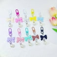 thumbnail image 6 of Candy Colored Bowknot Pearls Short Pendant Phone Charm Lanyard Ornaments Elegant Cellphone Jewelry Accessories For Women, 6 of 16